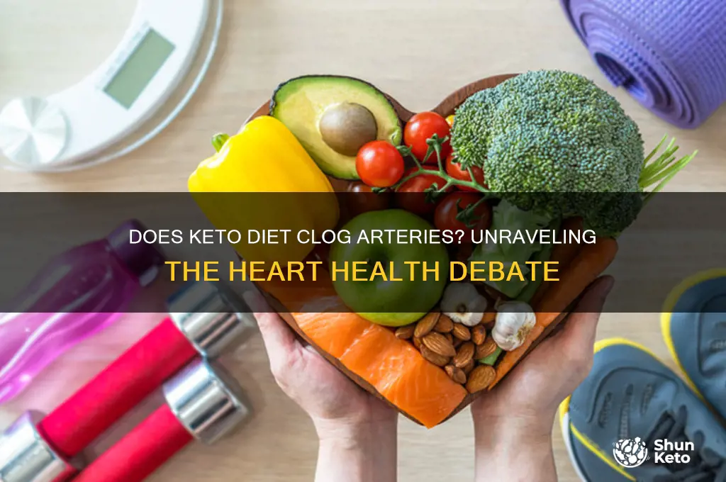 will keto diet clog arteries