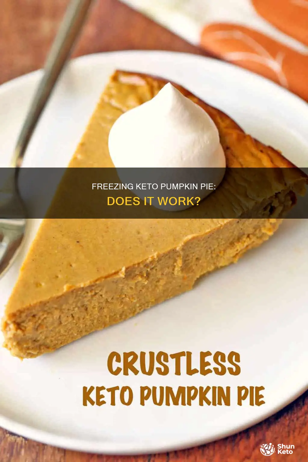 will keto pumpkin pie freeze well after baking