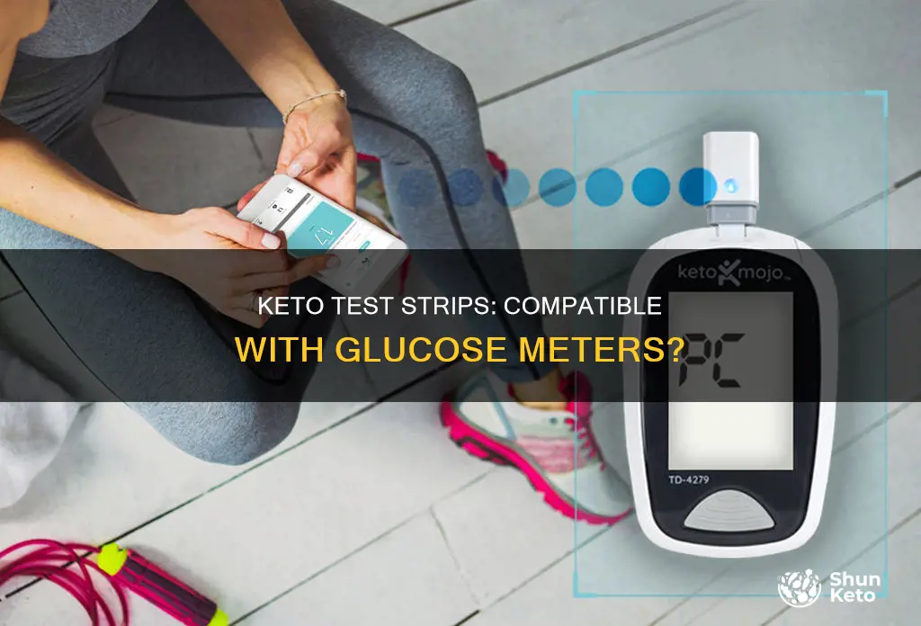 will keto test strips work on glucose meter