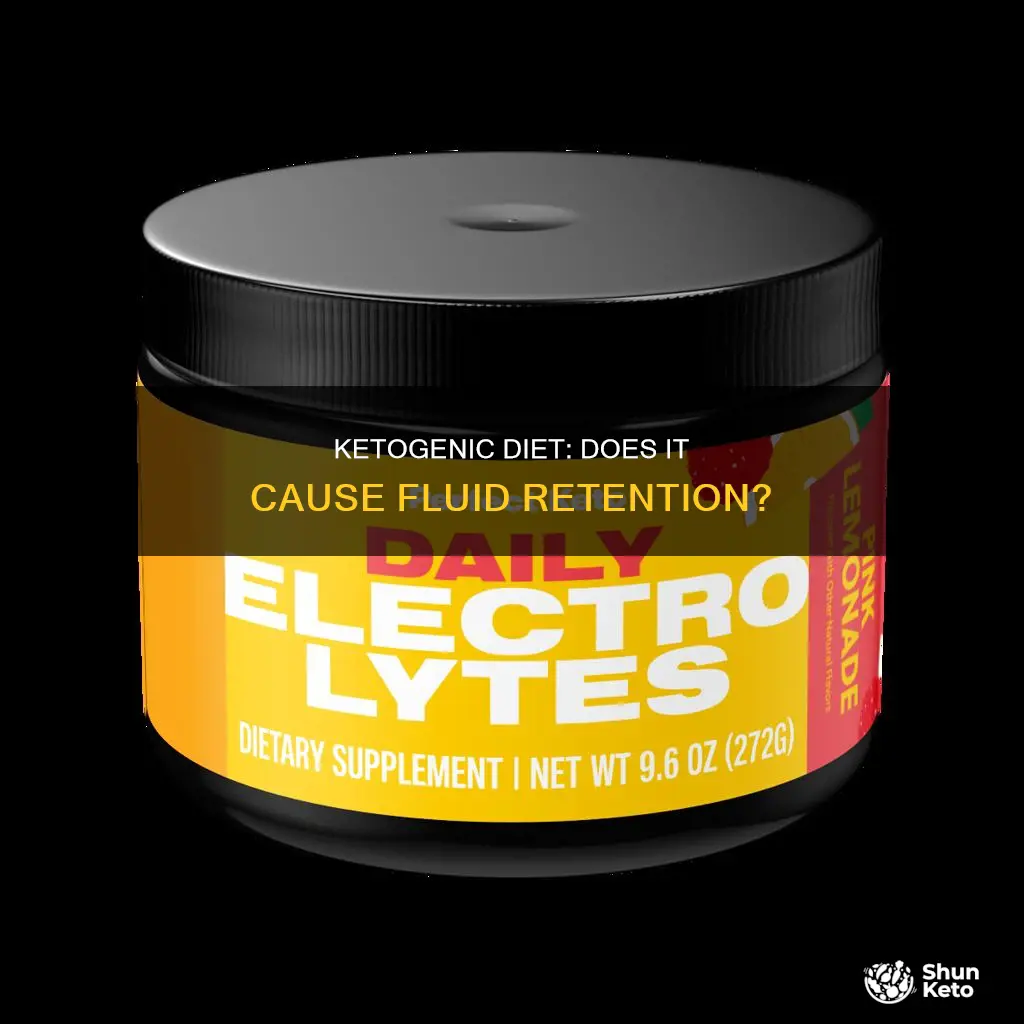 will ketogenic diet cause fluid retention