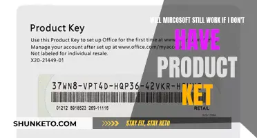 Microsoft Without a Product Key: Can You Use It?