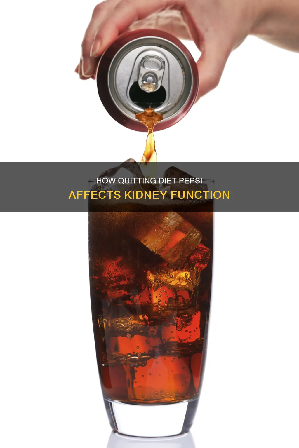 will my gfr increase if i stop drinking diet pepsi