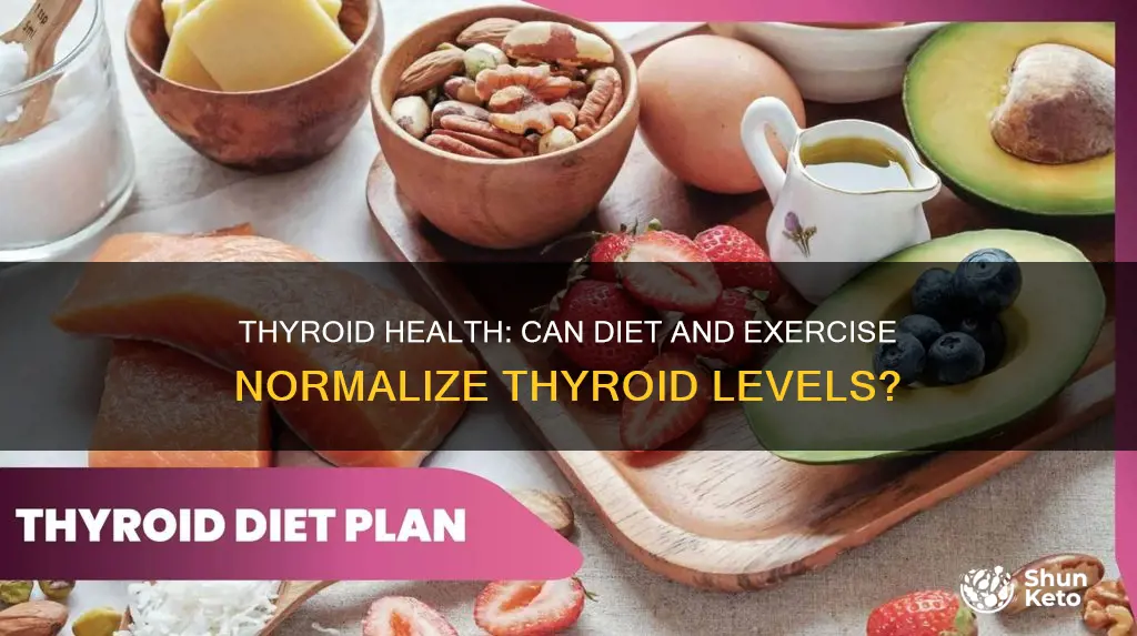 will my thyroid levels be normal with diet and exercise