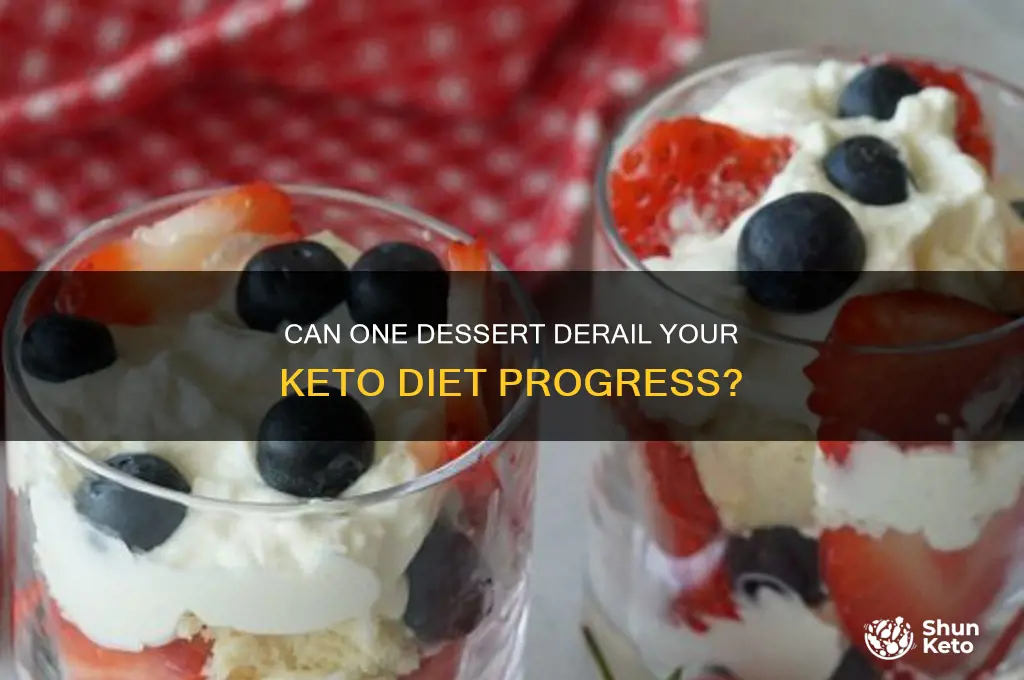 will one dessert ruin my keto diet
