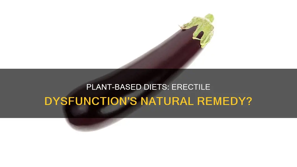 will plant based diet help erectile dysfunction