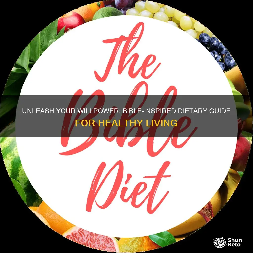 will power bible book diet