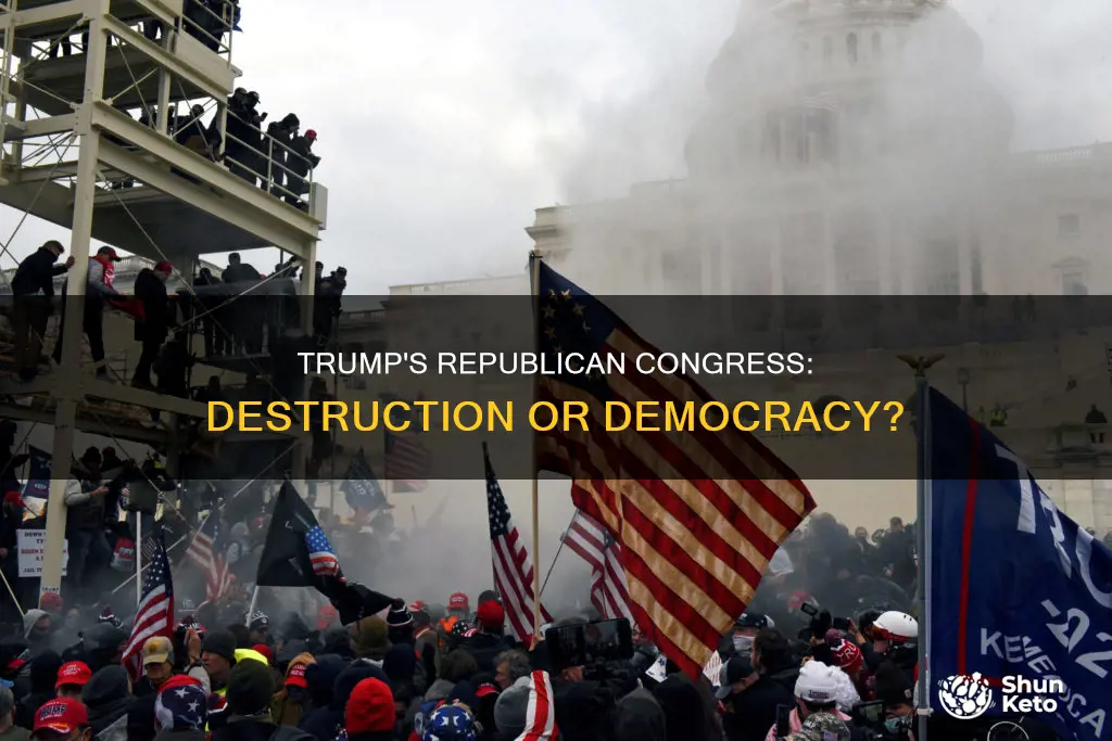 will republicans ket trump destroy congress