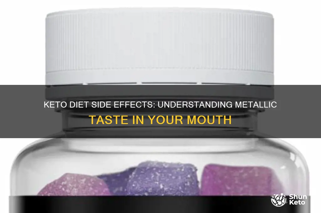 will the keto diet cause a metallic taste in mouth
