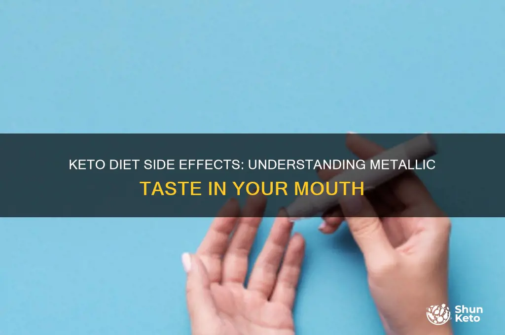 will the keto diet cause a mettallic taste in mouth