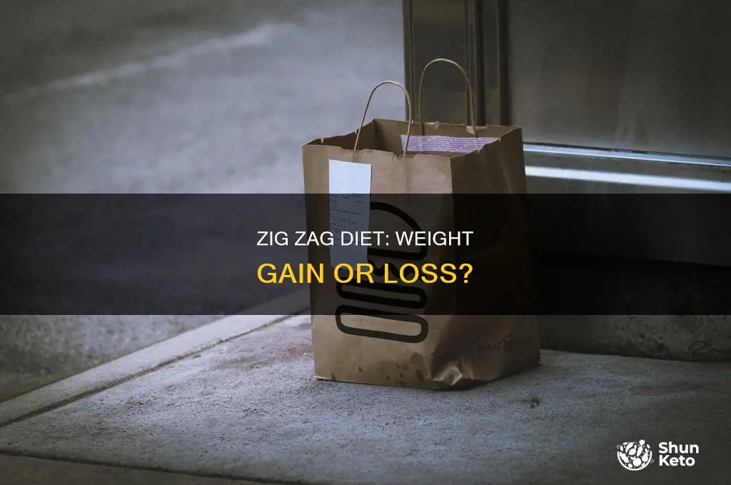 will the zig zag diet make me gain weiht