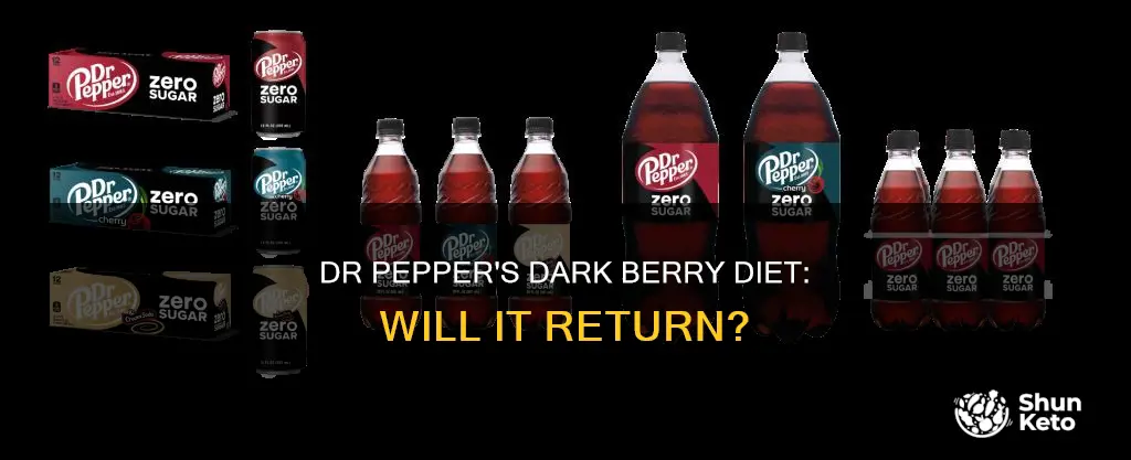 will their be diet dark berry dr pepper
