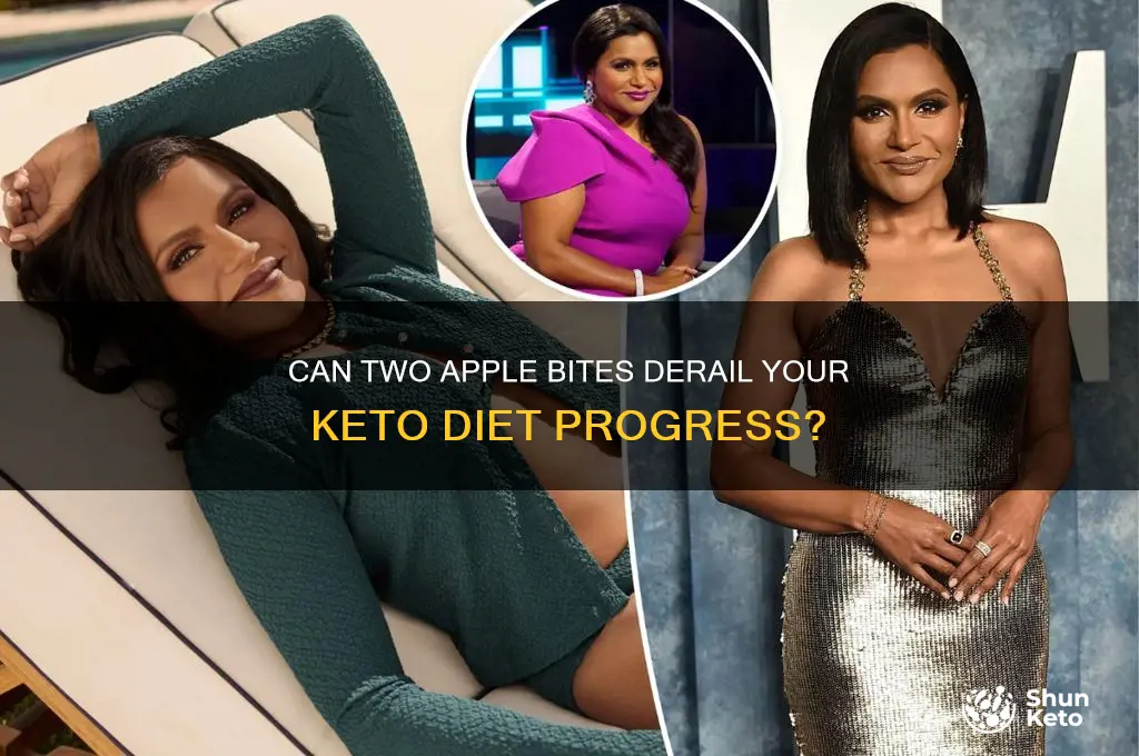 will two bite from an apple hurt my keto diet