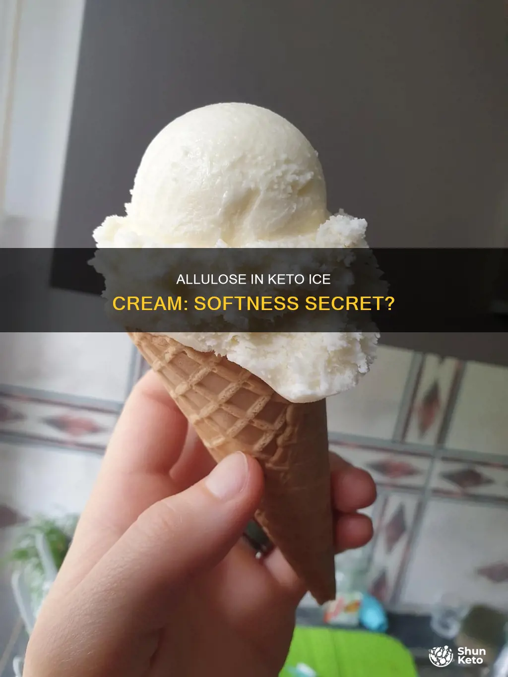 will using allulose in keto icecream help keep it soft