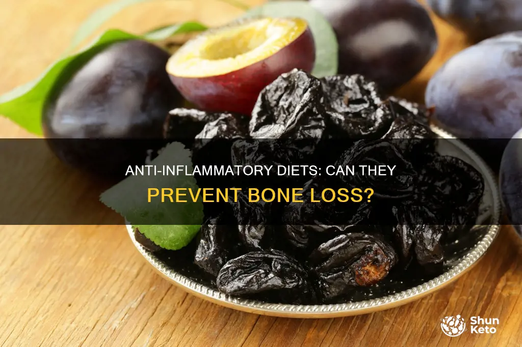 would an anti inflammatory diet change heip with bone loss