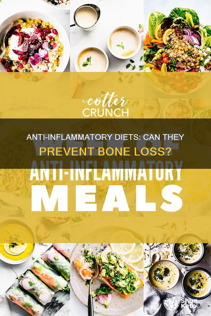 would an anti inflammatory diet change help with bone loss