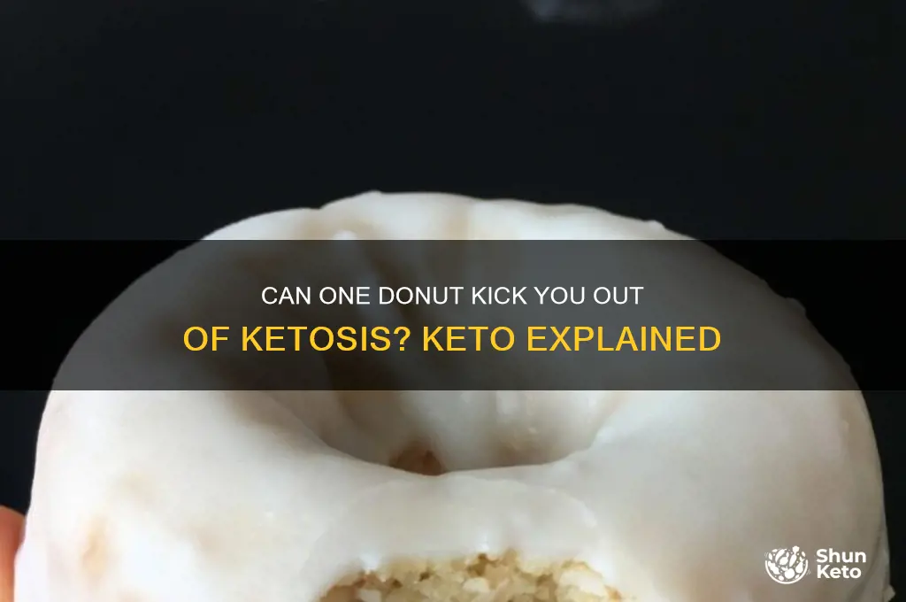 would eating 1 donut mess up my keto